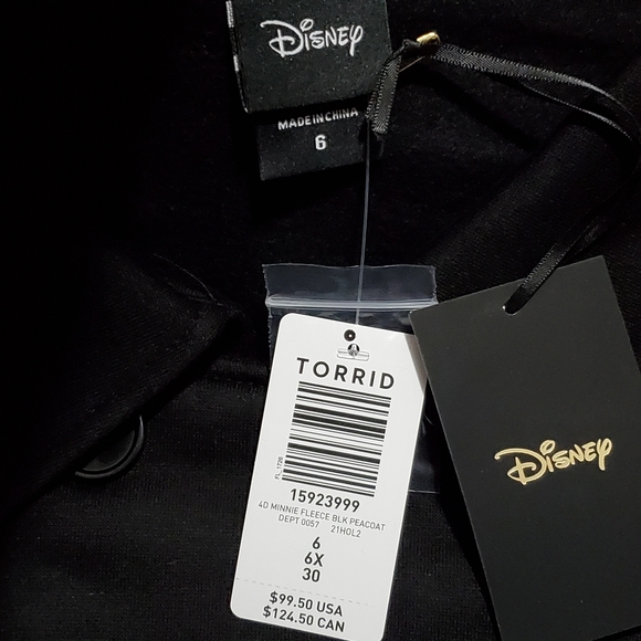 Torrid Disney Minnie Mouse Jacket Peacoat - Picture 14 of 14